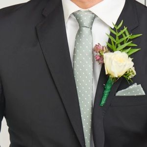 Show me your mumu silver sage dot nico neck tie